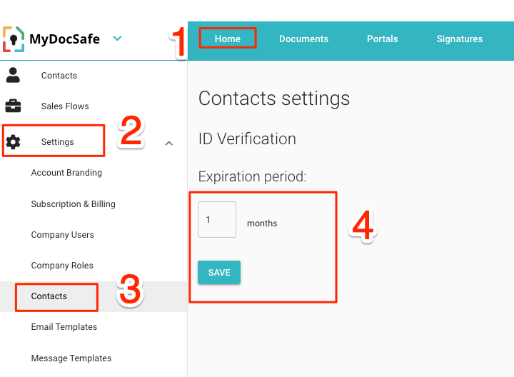 Automatische Ablaufzeit für die mydocsafe-ID-Verifizierung