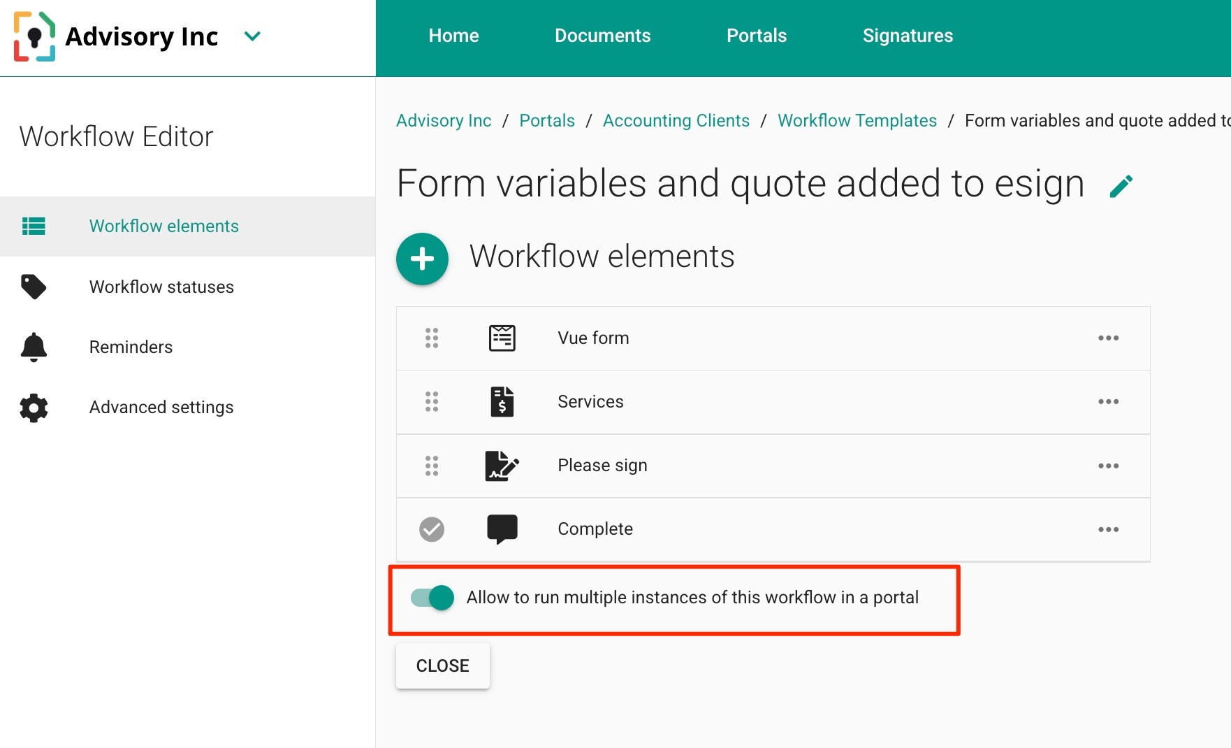 Mehrere Instanzen eines Workflows